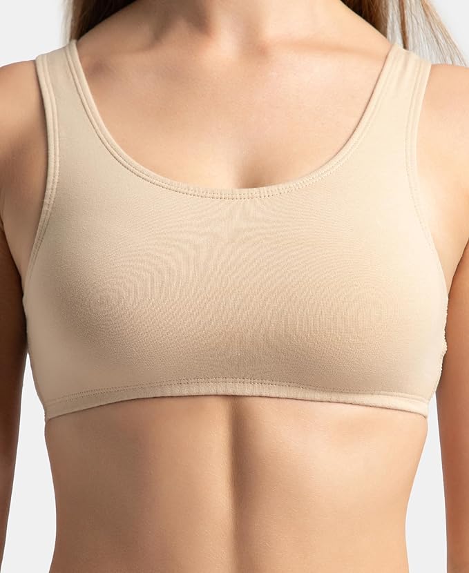 Jockey 1582 Women’s Cotton Stretch Slip-On Crop Top – Stay Fresh Comfort